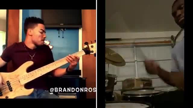 No guidance Drake and Chris brown. (Base and Drum cover)