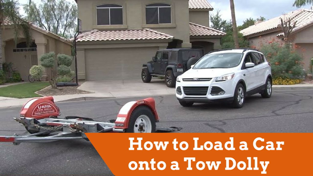 How to Load a Car onto a U-Haul Tow Dolly