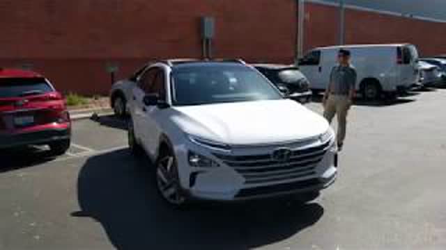 Self-parking demonstration with the 2019 Hyundai Nexo