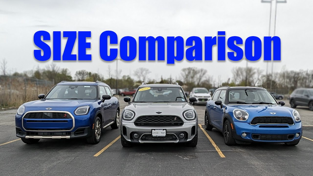 All New 2025 MINI Countryman: Size Comparison