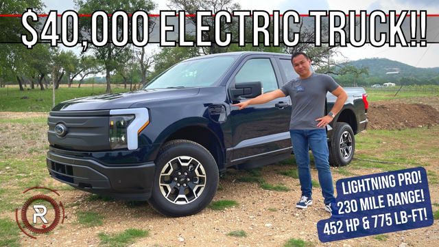 The 2022 Ford F-150 Lightning Pro Is A Crazy Affordable Electric Work Truck