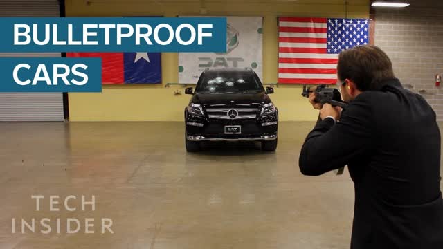 What's inside a BULLETPROOF CAR?