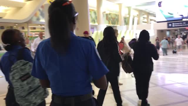 HELP ME - Lady screaming at the Airport