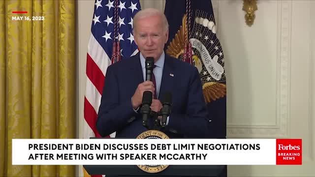 BREAKING NEWS: Biden Discusses His Meeting With McCarthy On Debt Limit