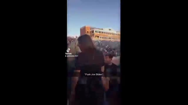 Ignorant College Students Chant Fuck Joe Biden