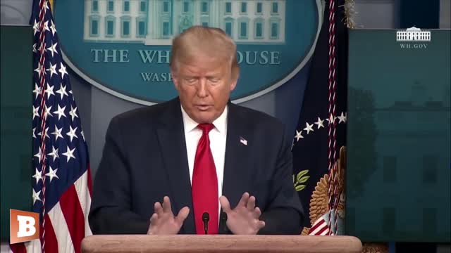 Reporter Asks if Trump Has 'Issue with a Strong Woman of Color Being in This Presidential Race'