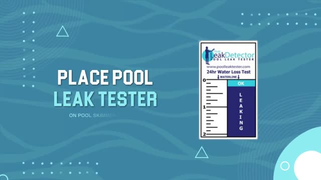 Pool Leak Tester Splash Video