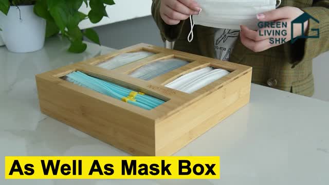 Premium Wood Ziploc Bags Organizer _ Food Storage Bags Holder