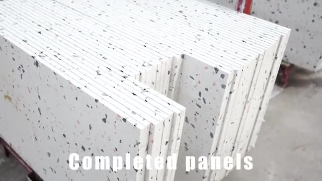 Cutting and completed panels