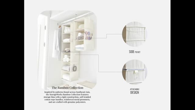 We think storage Hanging Closet Organization, Optimize Your Vertical Space