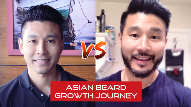 Asian grows beard without using minoxidil #beard #asian #chinese