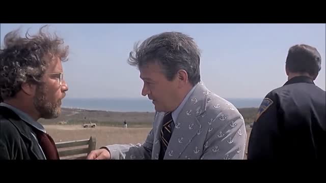 JAWS (1975) Scene  It's a Great White 'Eating Machine.'