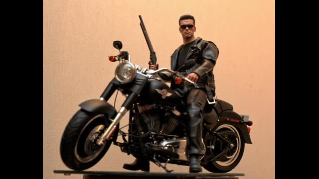 terminator fat boy motorcycle