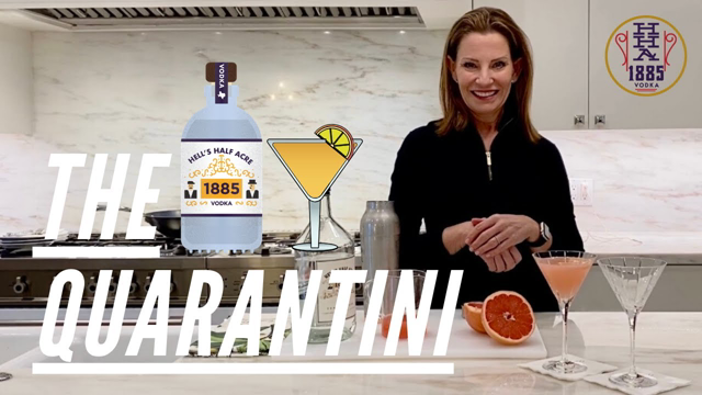 The Quarantini Cocktail | COVID-19 | HellsHalfAcreVodka