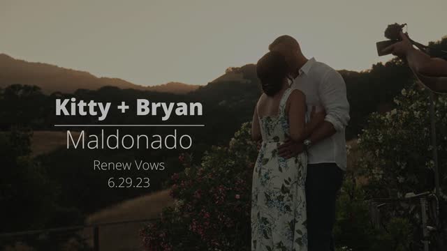 Kitty & Bryan Maldonado Renewing Vows Teaser