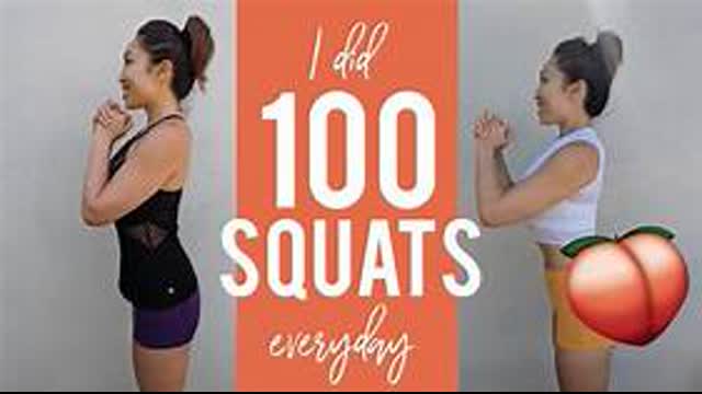 I did 100 squats everyday and this is what happened...