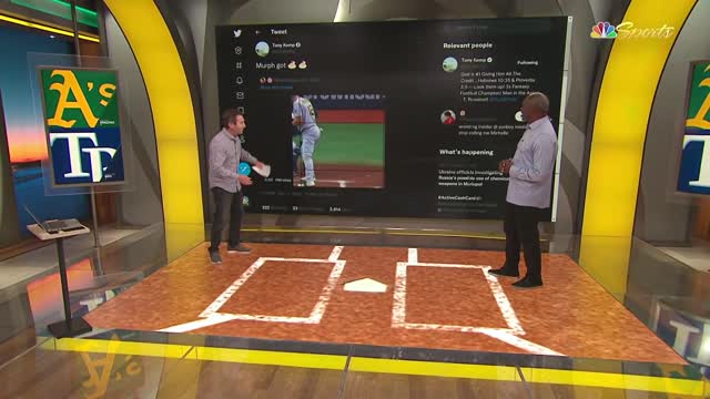 Sean Murphy hit in the butt, "cake" video goes viral