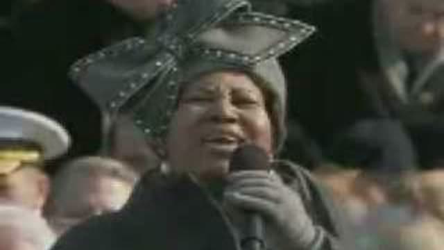 Aretha Takes Flight At Inaugural