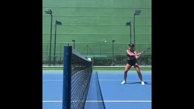 Tennis Girl with Skills - Natalia Guitler  #shorts