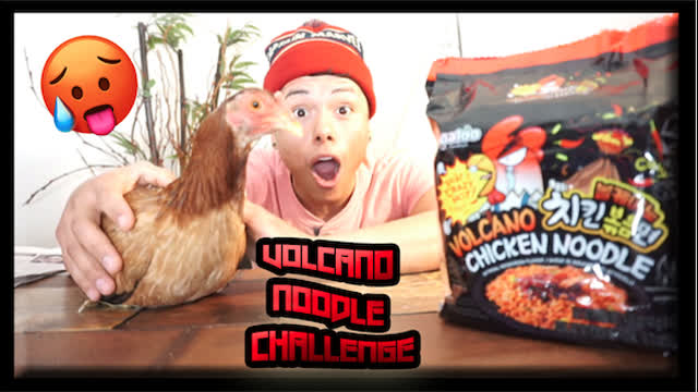 Super Spicy Volcano Noodle Challenge | Don't Try It