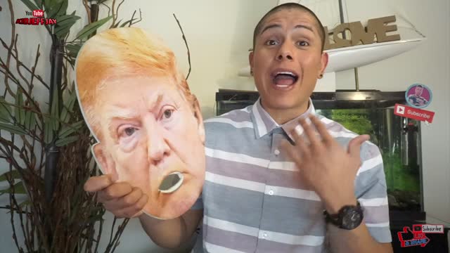 Donald Trump Wearing A Covid19 Mask