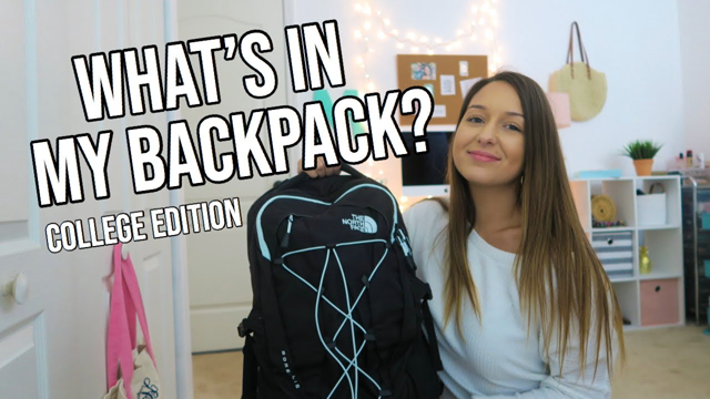 WHAT'S IN MY BACKPACK? 2019 college edition