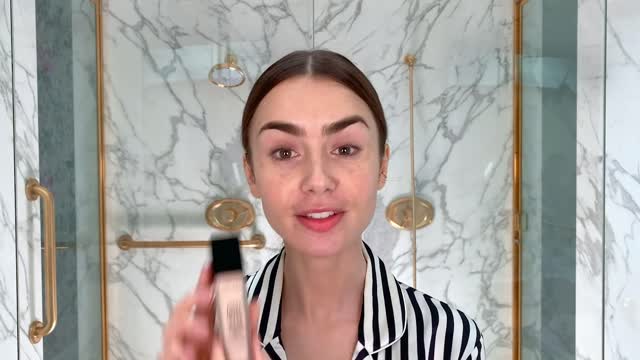 Lily Collins's Day-to-Night French Girl Look | Beauty Secrets | Vogue