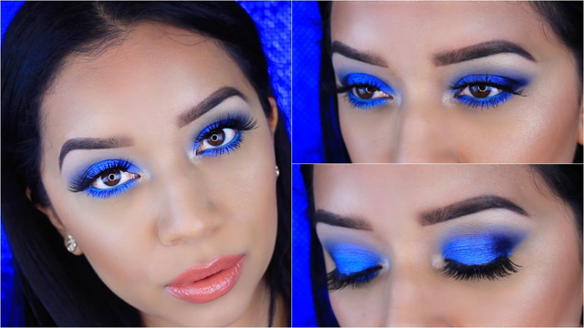 Bright BlueMakeup Tutorial