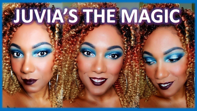 Juvia's Place The Magic Eyeshadow Palette - Blue Halo Eye Look