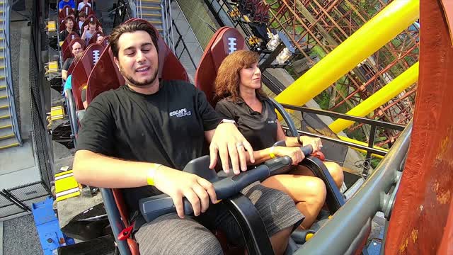 Steel Curtain Rider Point of View at Kennywood