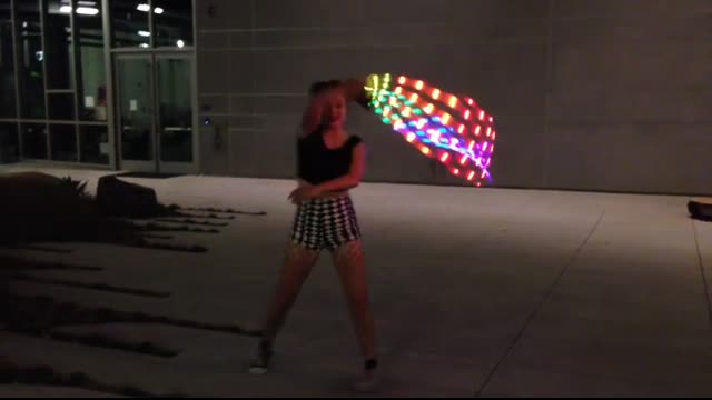 Pixie Flow Arts ODESZA "Say My Name" LED Hula Hoop flow performance