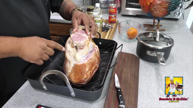 Raspberry Chipotle Glazed Ham | Thanksgiving Recipes