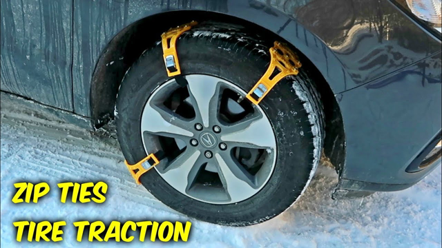 Zip Ties Tire Traction Gadgets