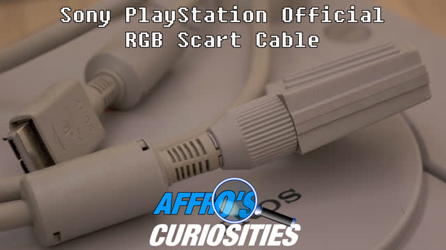 The Sony PlayStation Official RGB Scart Cable For PS1, PS2 & PS3 - Affro's Curiosities