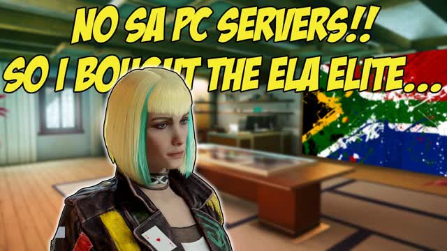 No South African PC SERVERS!! So I Bought The Ela Elite (funny)