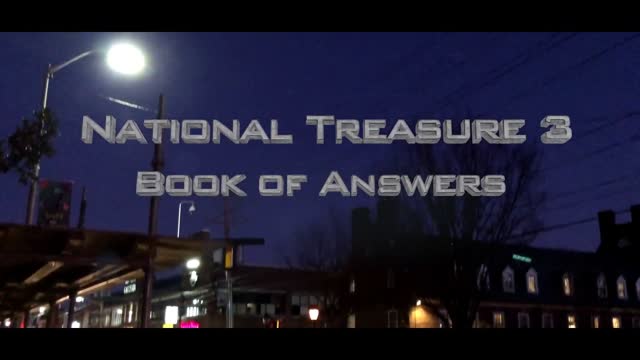 National Treasure 3:  Book of Answers