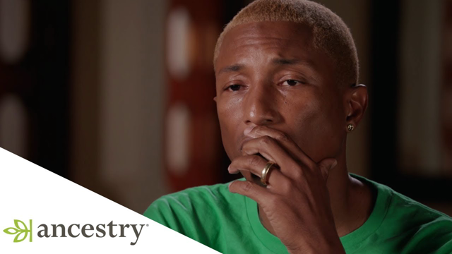 Pharrell Reacts to Family History in Finding Your Roots | Ancestry