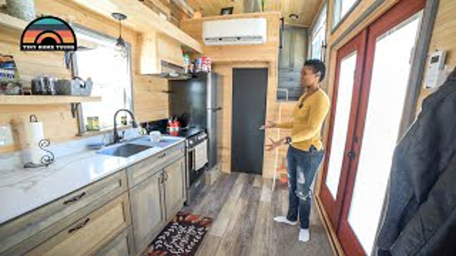 She Left California To Live In A Texas Tiny House Village - Fulfilling Her Childhood Dream