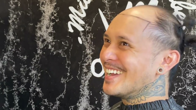 First time bleaching knots & braiding plaits with a hair system 