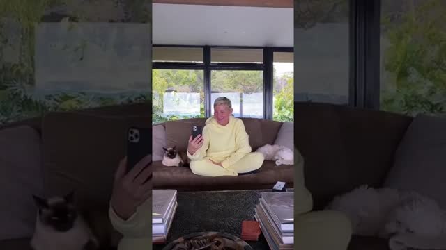 Ellen talking to Mario Lopez & family ❤️ #ellendegeneres #mariolopez #coronavirus #staysafe