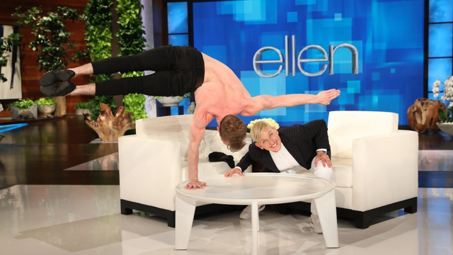 Acrobat Jon Stranks Is Really Strong and Really Shirtless