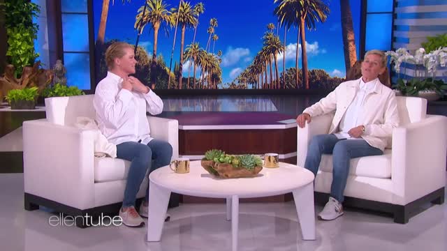 Amy Schumer Dresses Like Ellen and Explains Her Husband's Superpower