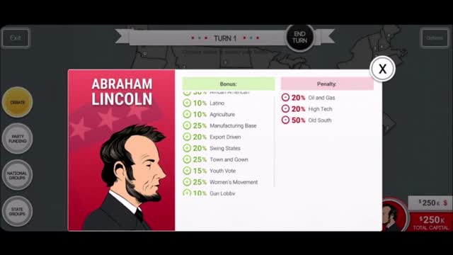 270 Gameplay: Playing as Lincoln