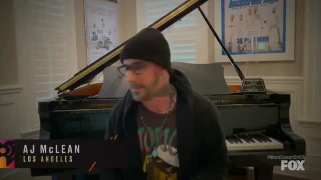 Backstreet Boys perform I Want It That Way via video call