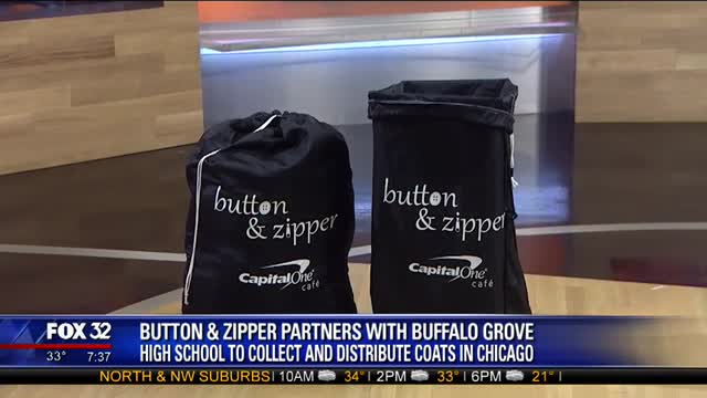 Button and Zipper coat drive and beyond