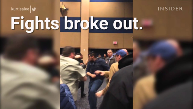 Trump rallies: fistfights, Nazi salutes and threats to set people ablaze