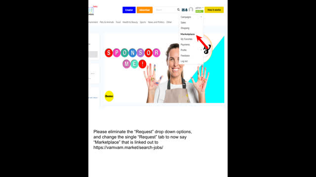 VamVam add your Ad Campaign tutorial