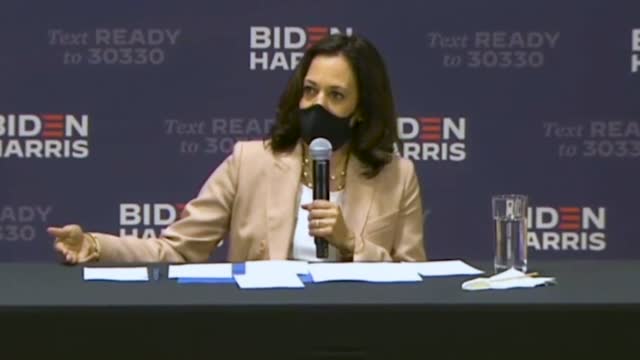 Kamala Harris Responds to Trump Downplaying COVID-19