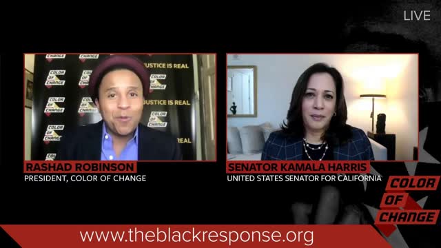 #The Black Response LIVE featuring Senator Kamala Harris