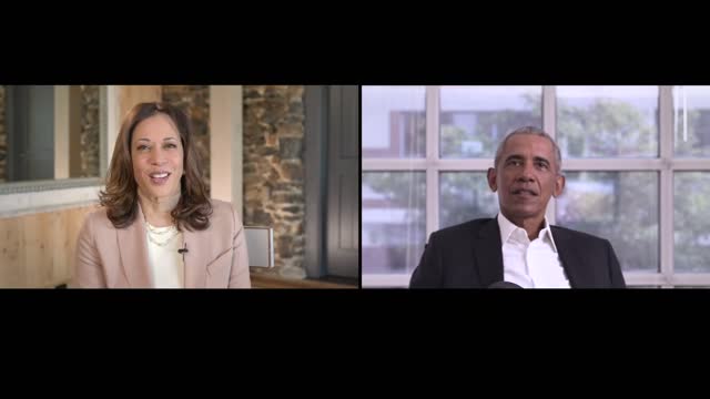 Barack Obama and Kamala Harris: “So tell me about Joe”